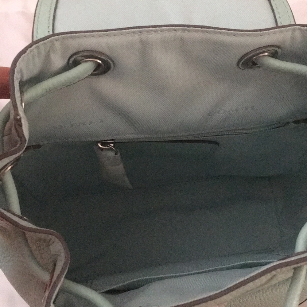 Coach Mini Turnlock Rucksack - Picture 8 of 11